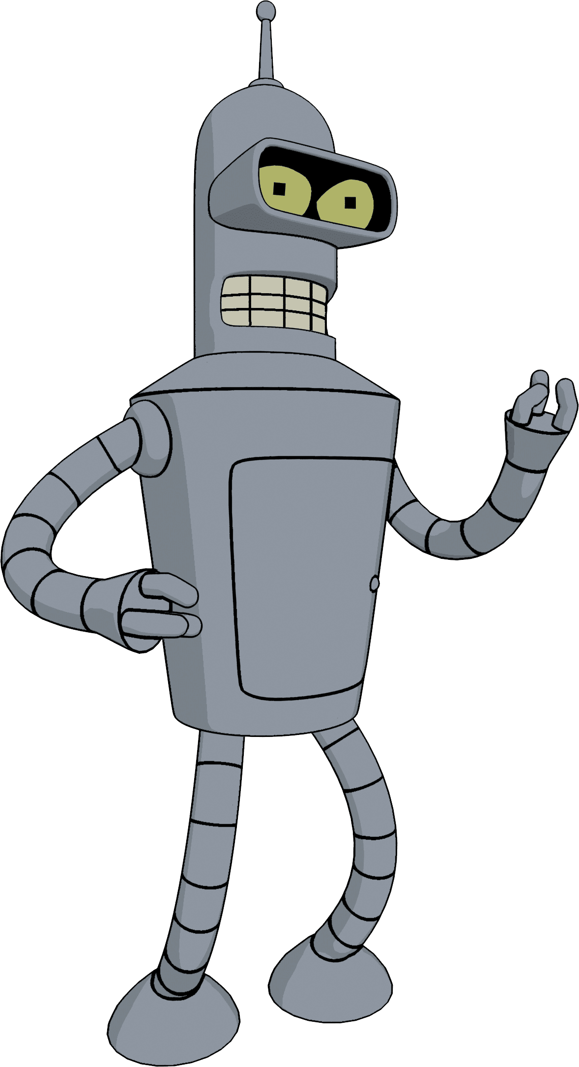 Robot futurama bender image for clipart