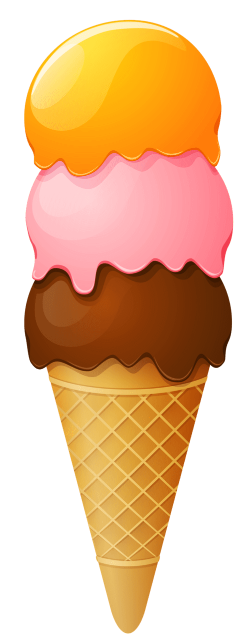 Ice cream cone clipart picture