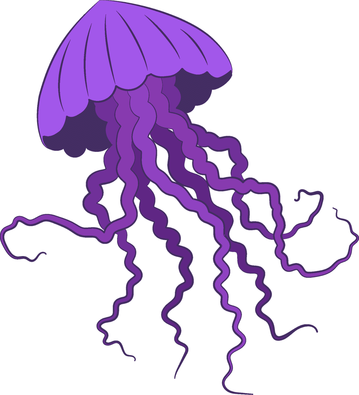 Jellyfish vector clipart images 4