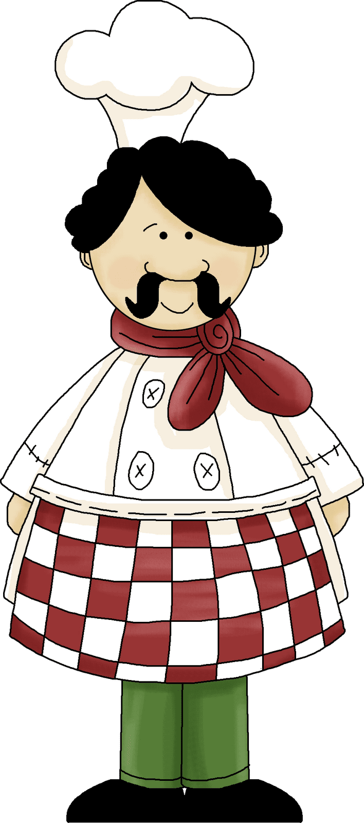 Chef pin page clipart photo