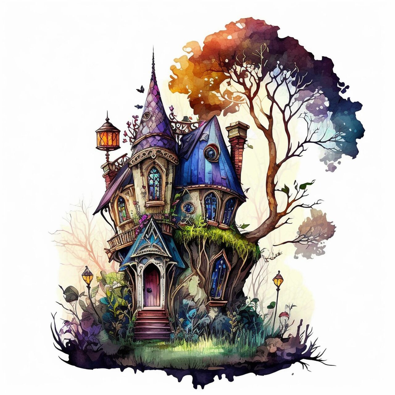 Haunted house clipart clip art