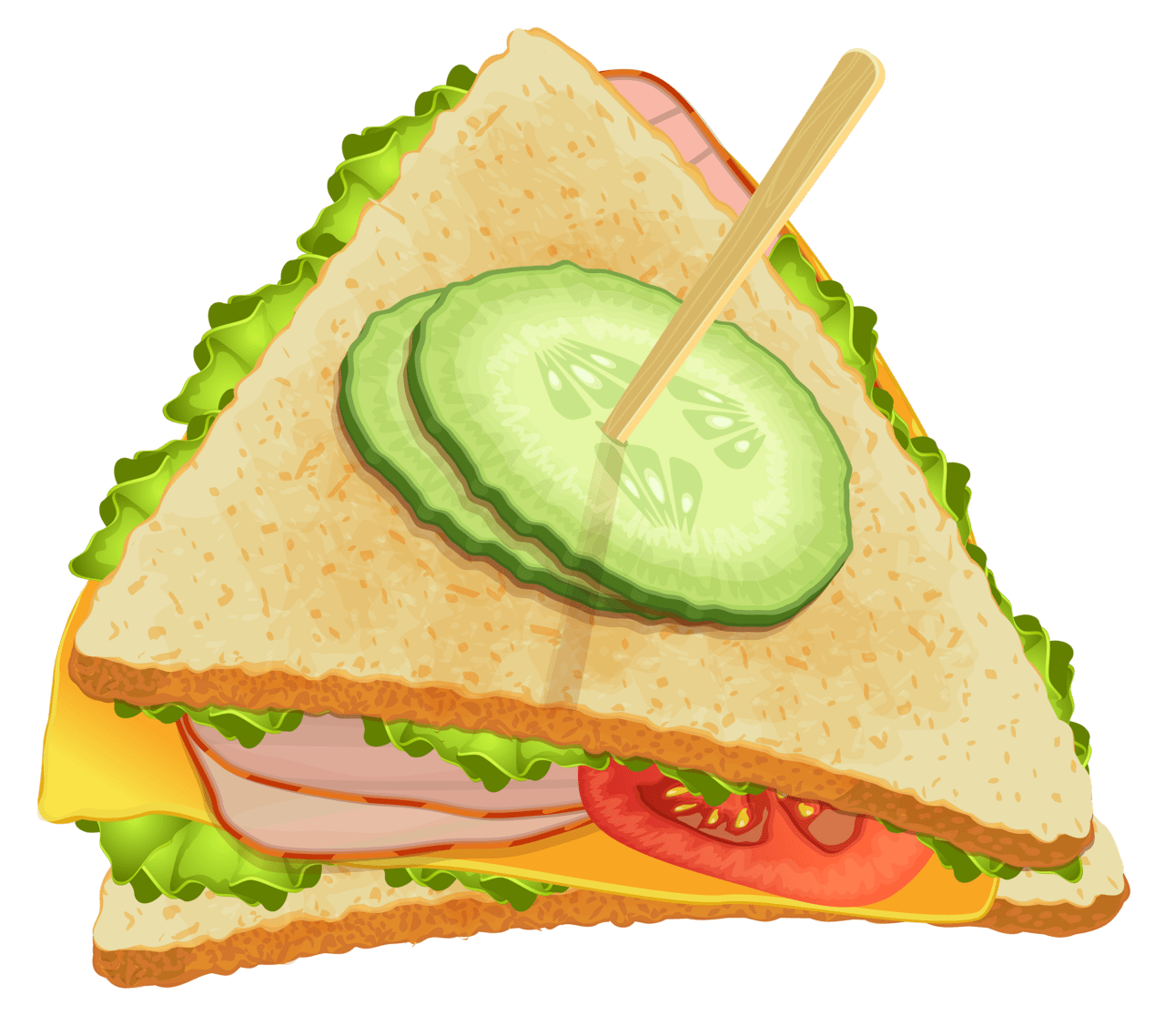 Triangle sandwich clipart best image