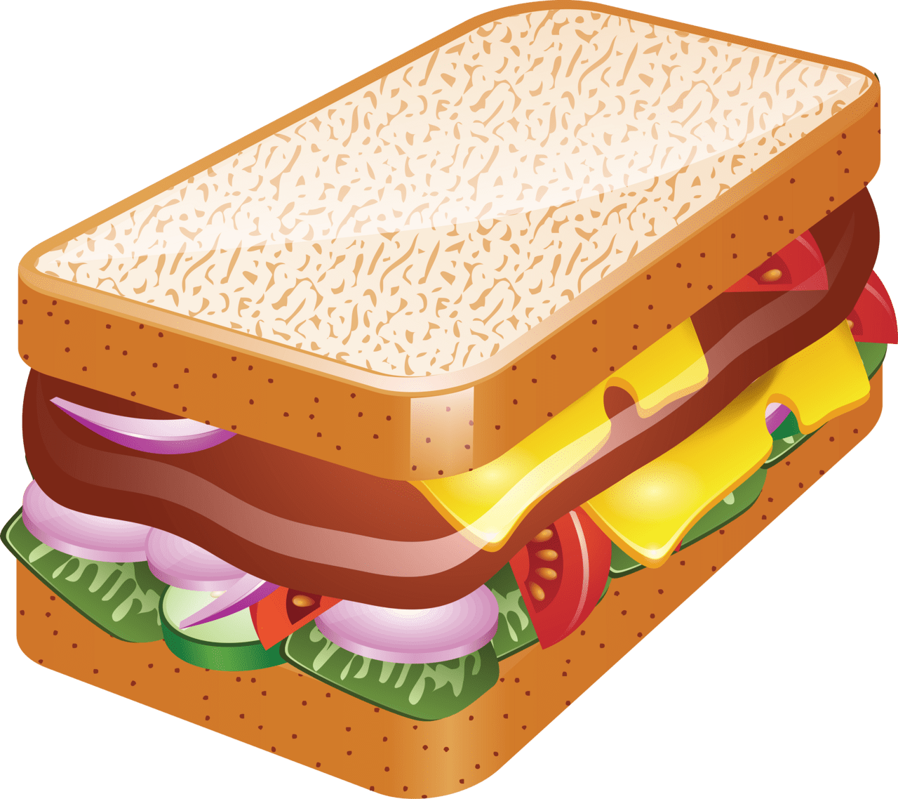 Background sandwich clipart