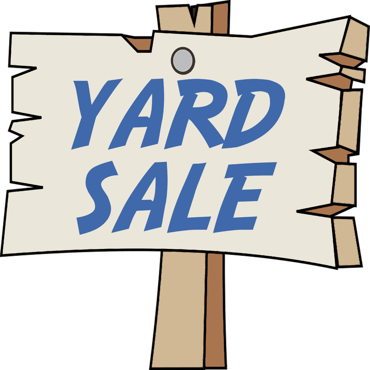 National garage sale day clipart picture