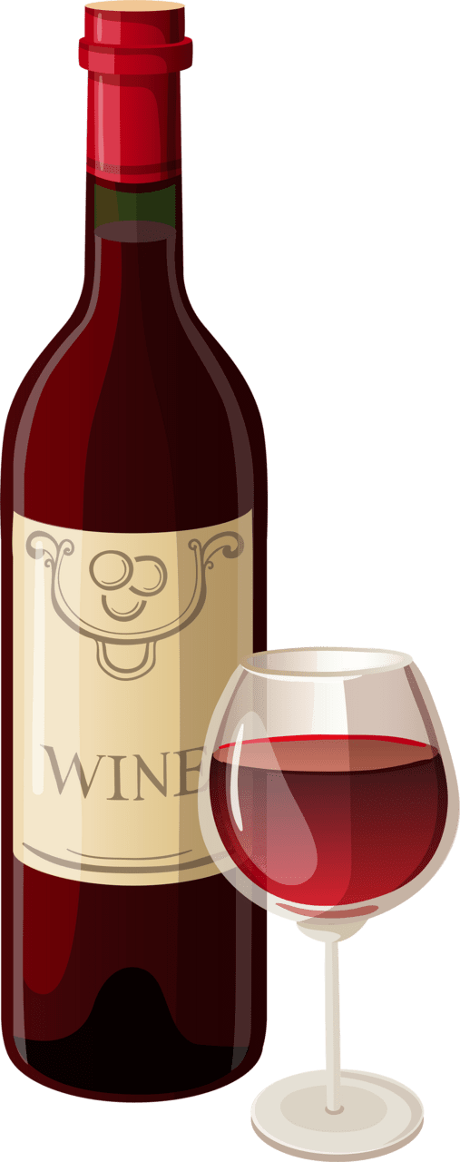 Wine glass pin page clipart free