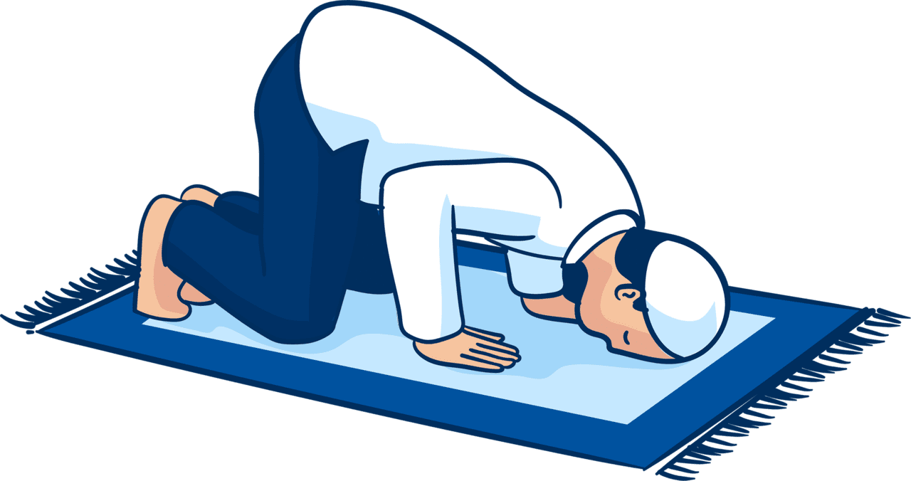 Prayer ramadan kareem salat dua vector imge clipart