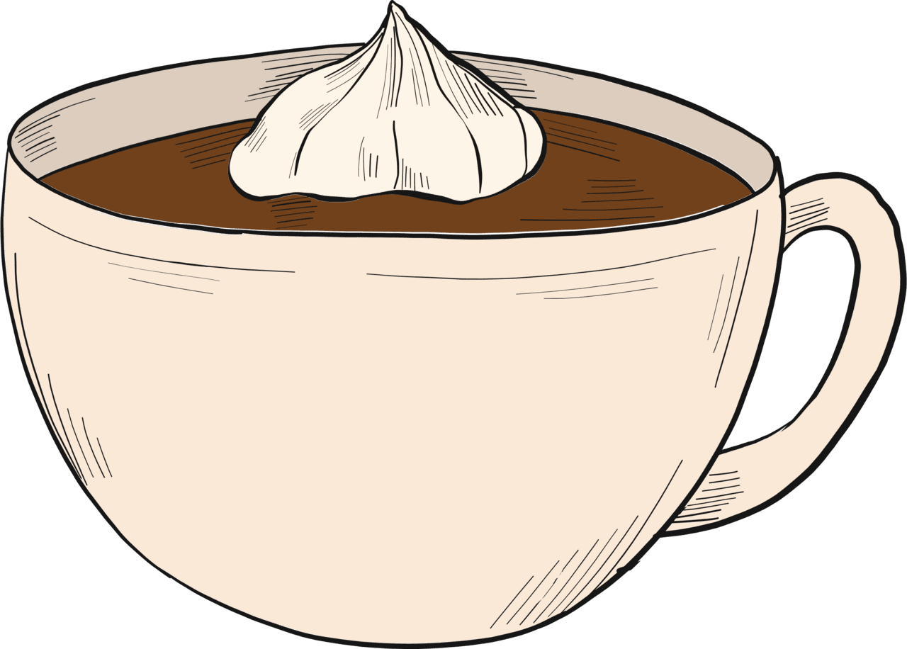 Hot chocolate vector clipart images