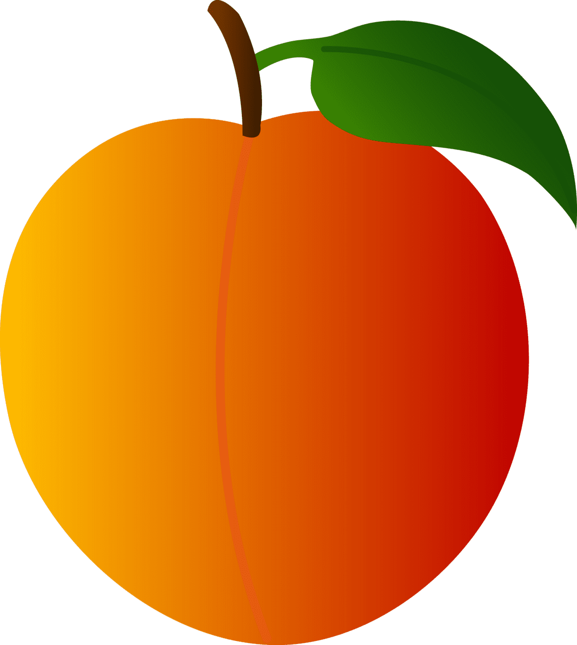 Peach clipart background