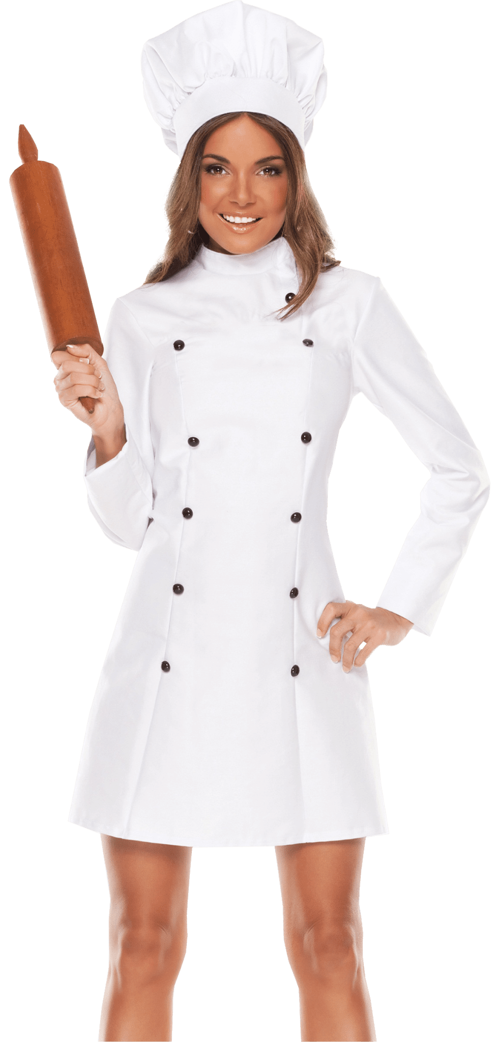 Female chef clipart logo