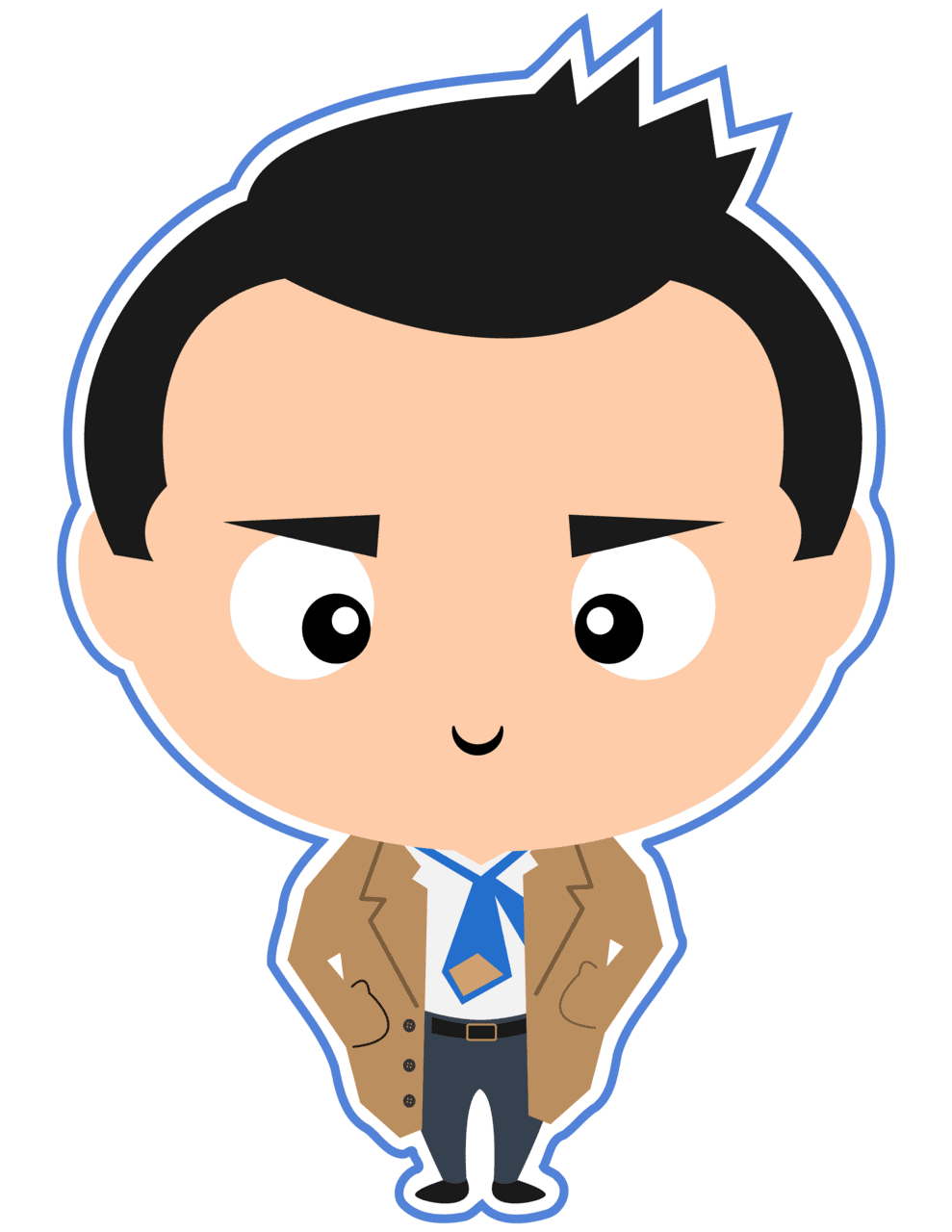 Man supernatural clipart castiel cute funko pop misha collins instant invitation birthday printable dpi etsy clip art