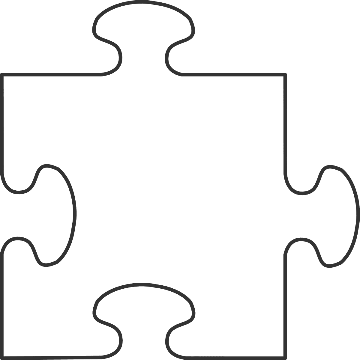 Puzzle piece border vector ai and clipart best