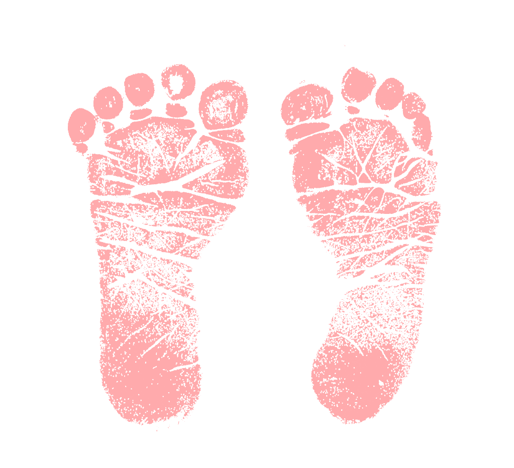 Baby girl feet clipart pics for pink foot print cbbzdh suggest picture