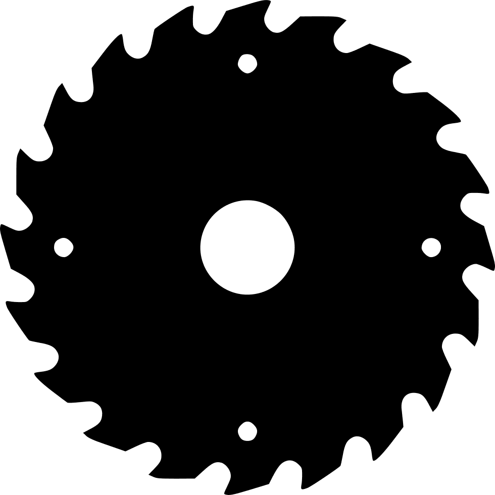 Gear wood saw blade clipart picture