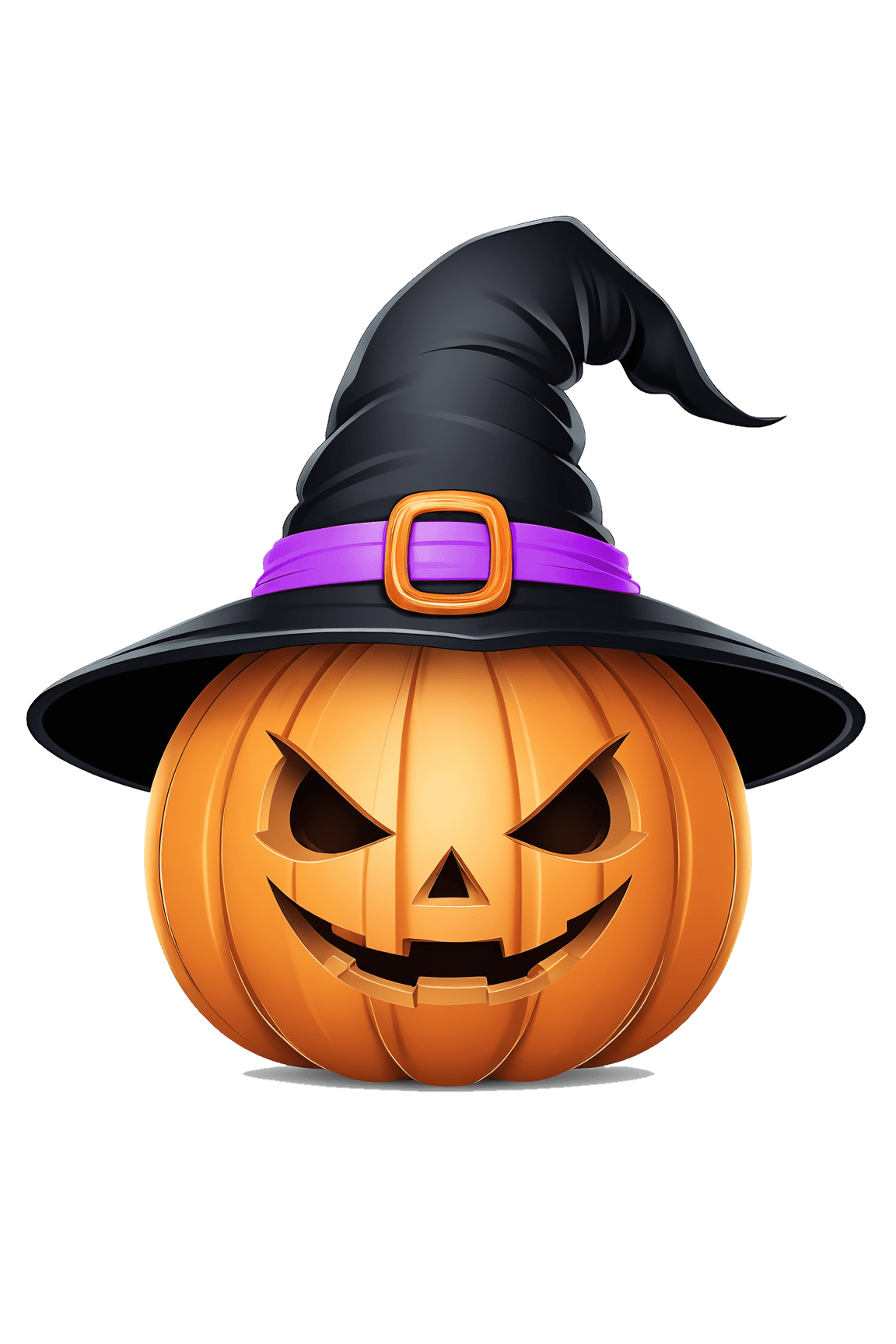 Halloween pumpkin cute pumpk with witch hat spooky decor ideas clipart clip art