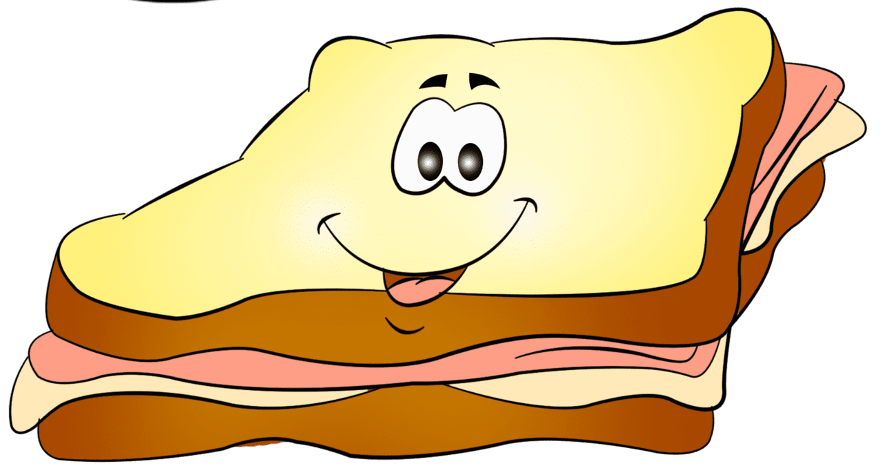 Sandwich pin page clipart background