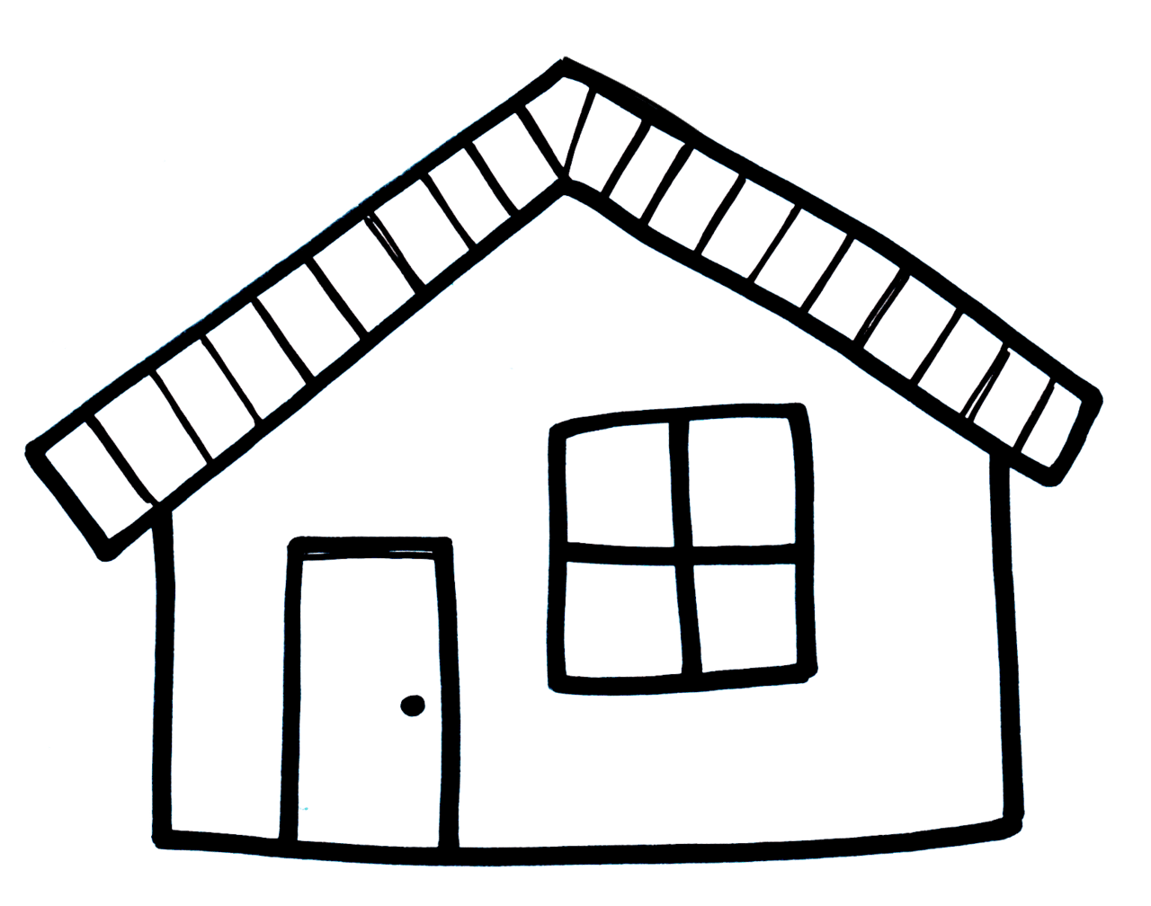 House in pin page clipart picture