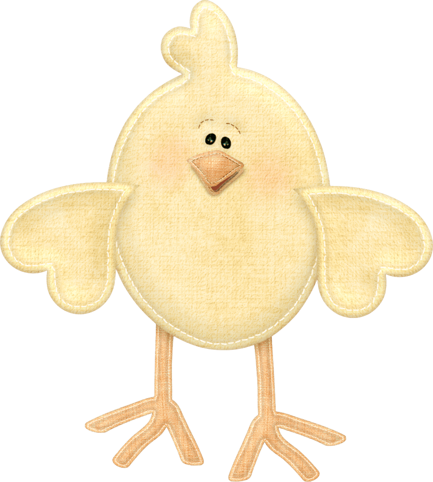 Chick pin page clipart image