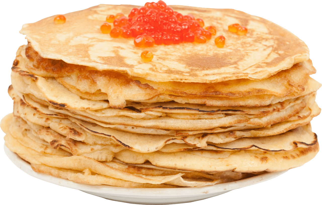 Pancake blini clipart large size image