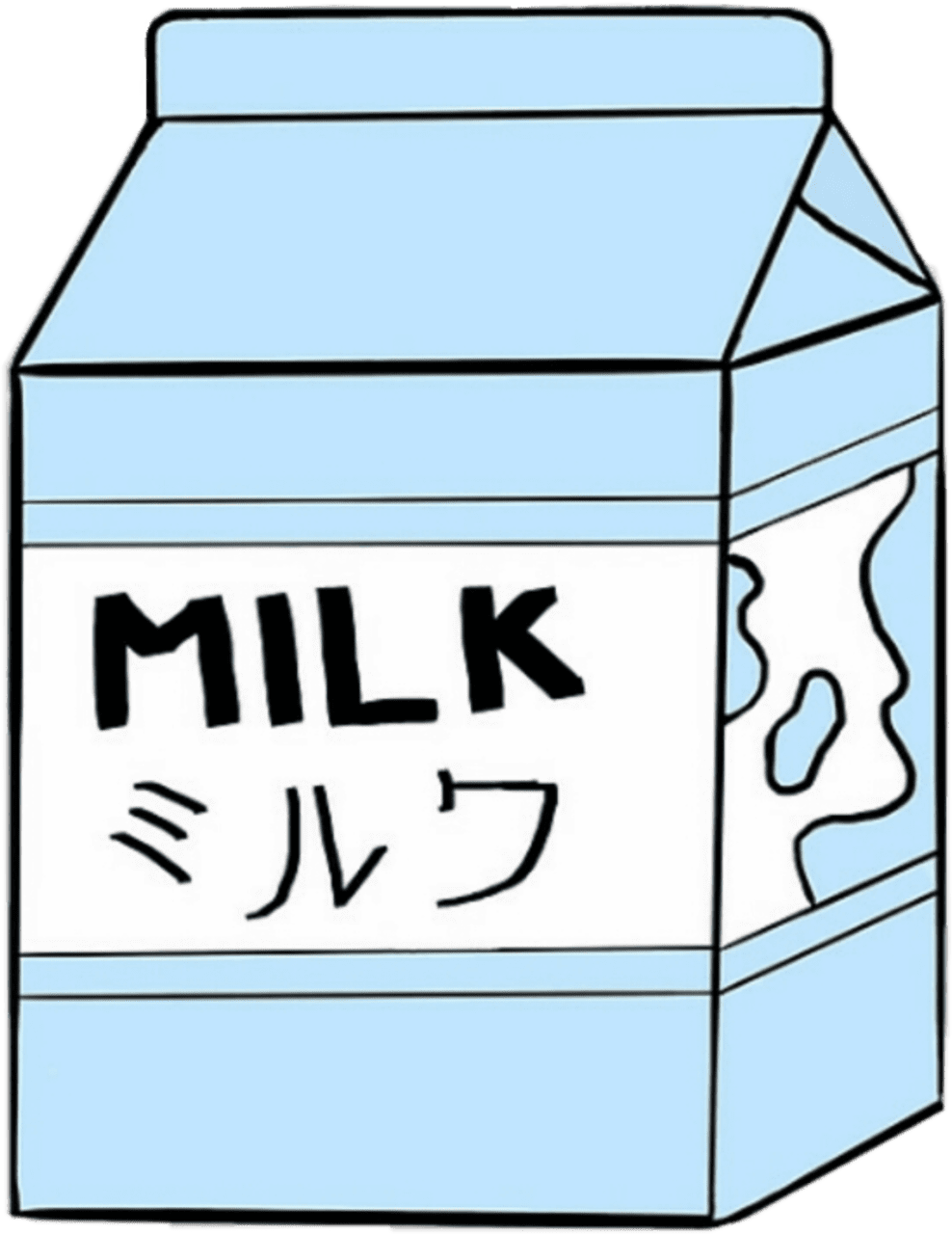 Aesthetic milk carton draw clipart box conta er logo