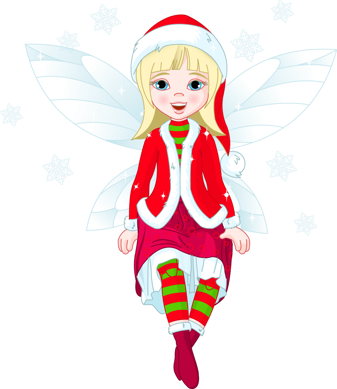 Fairy christmas elf clipart photo