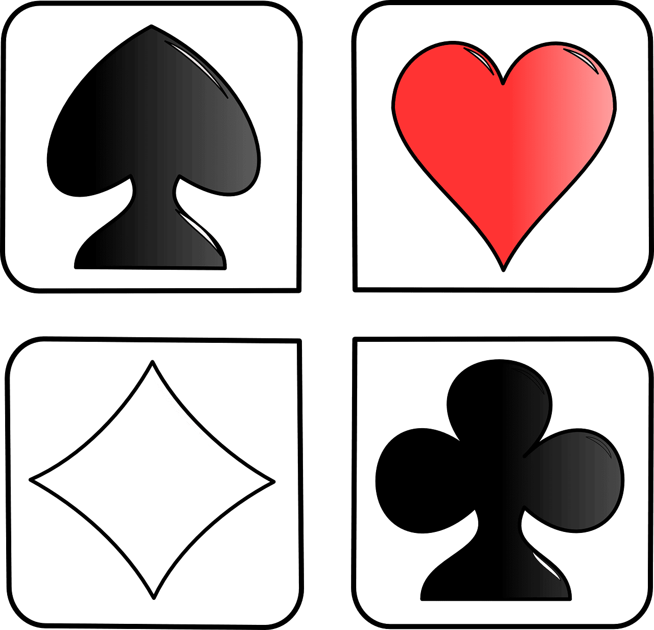 Playing cards the daily magician clipart logo