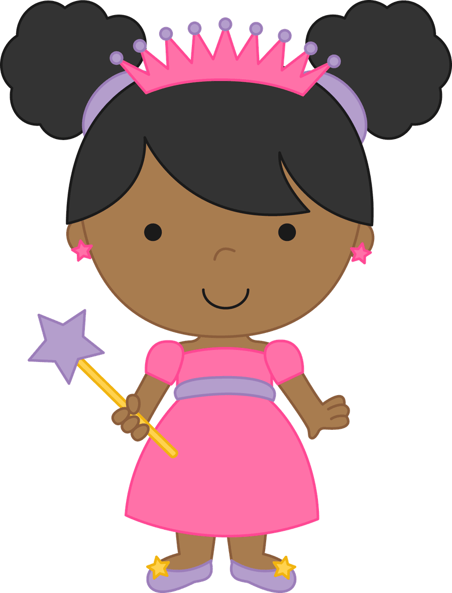 Princess pin page clipart logo