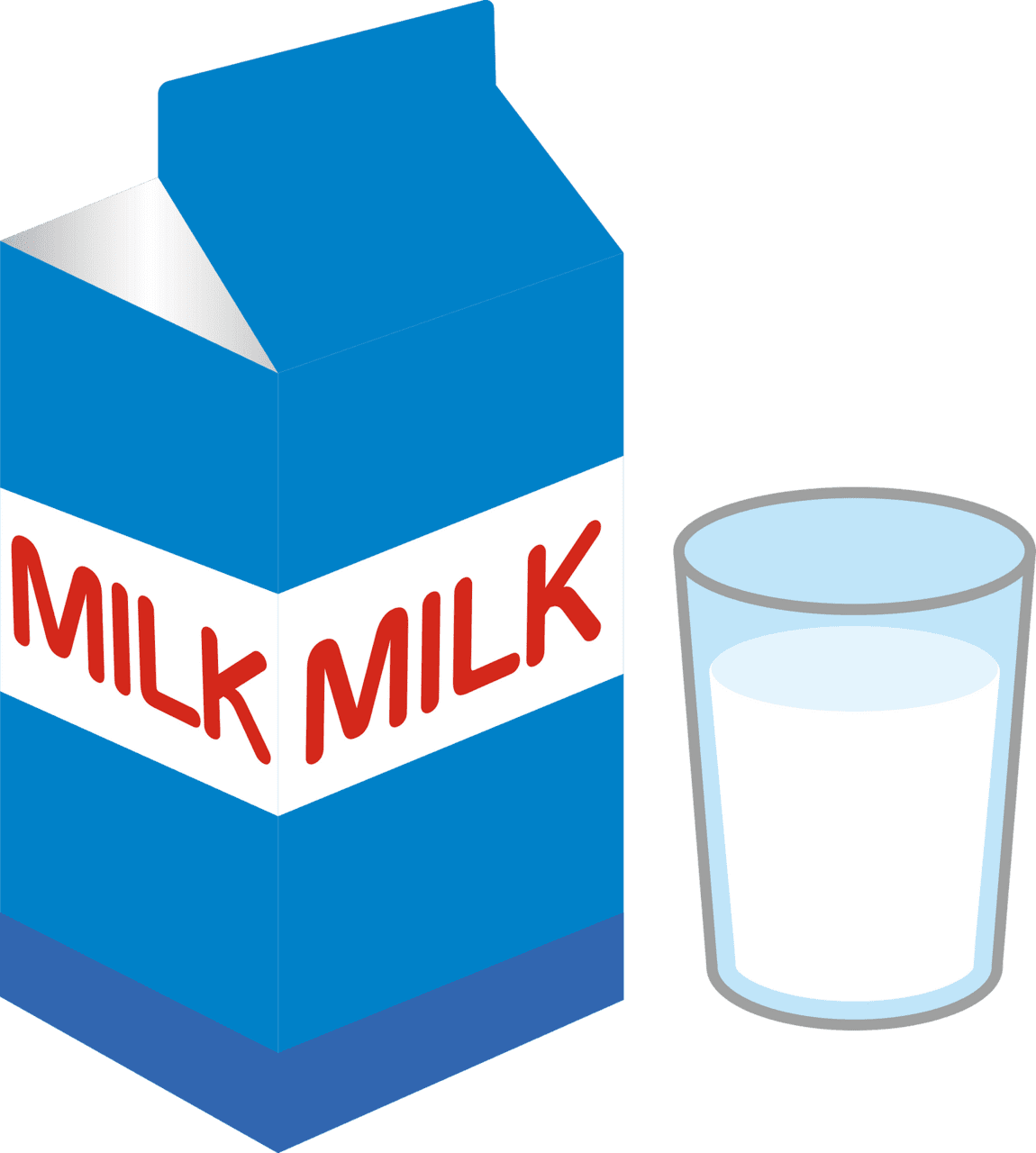 Milk drink vector clipart images