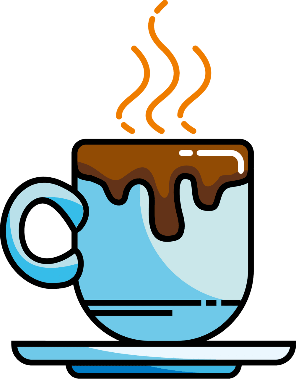 Hot chocolate clipart logo