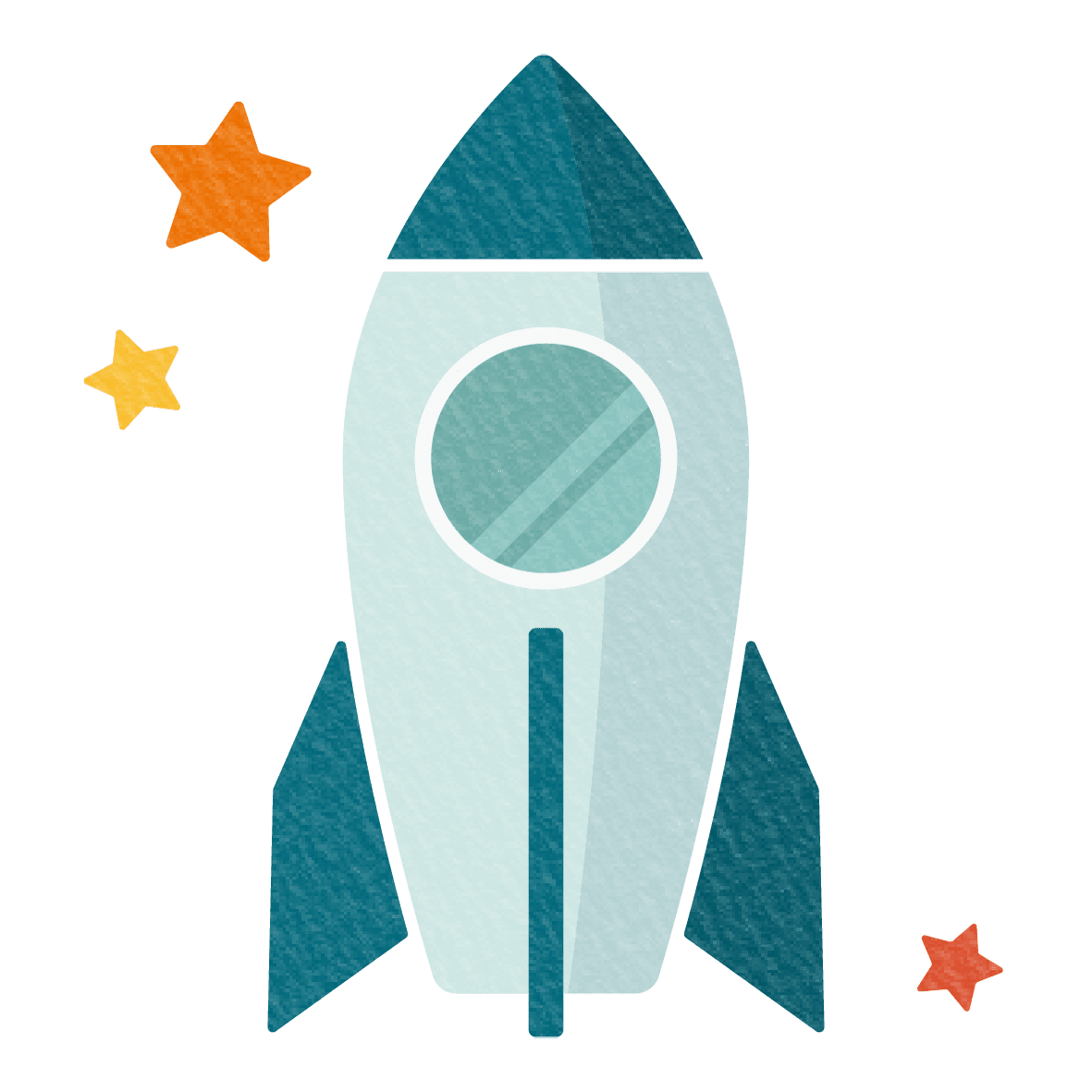 Rocket ship clipart image