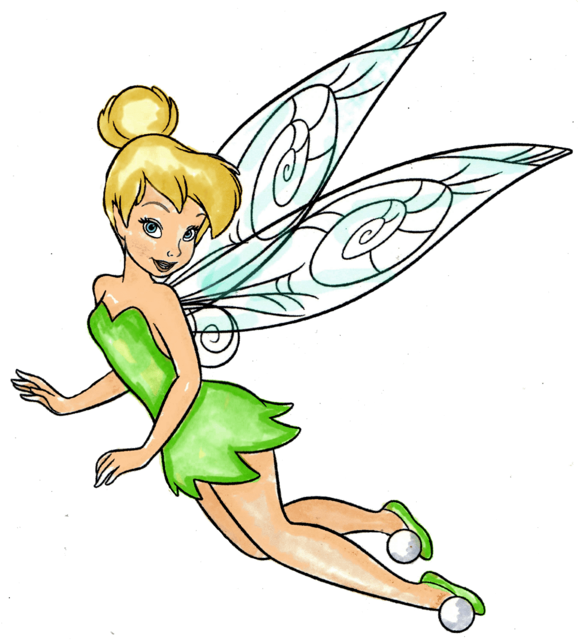 Fairy pin page clipart picture 2