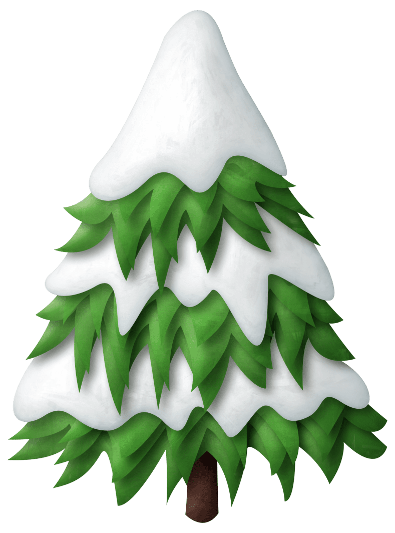 Pine tree pin page clipart image