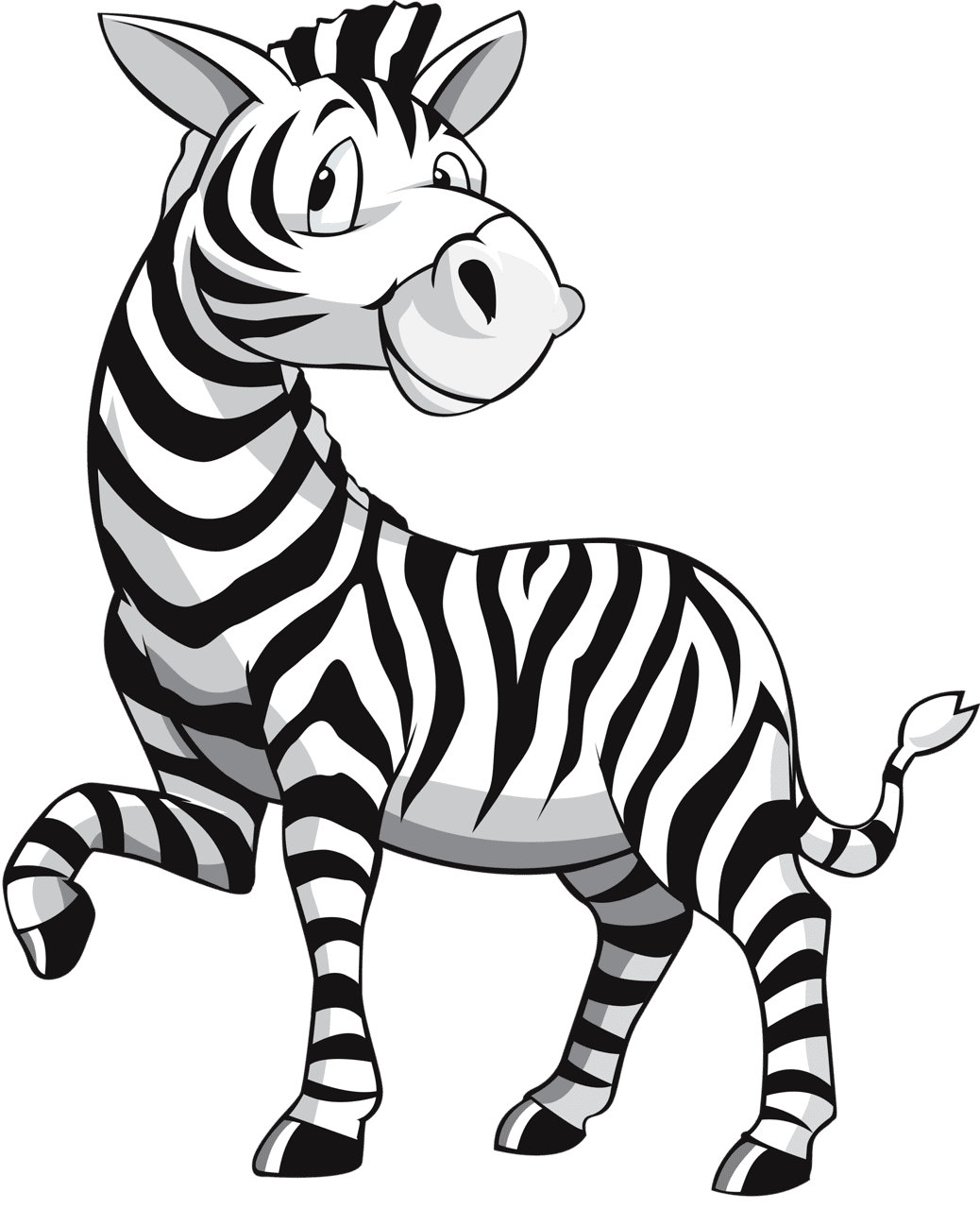 Zebra clipart photo