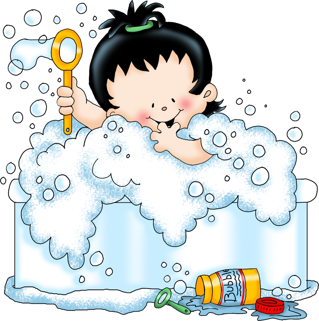 Bathroom pin page clipart image