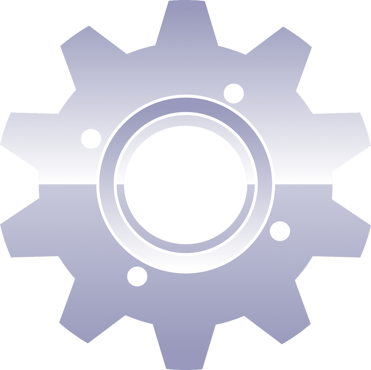 Cog wheel mechanical gear clipart large size image