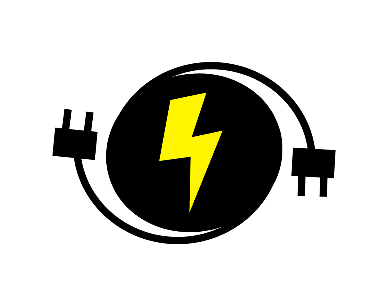 Lightning bolt of electricity electric clipart vector