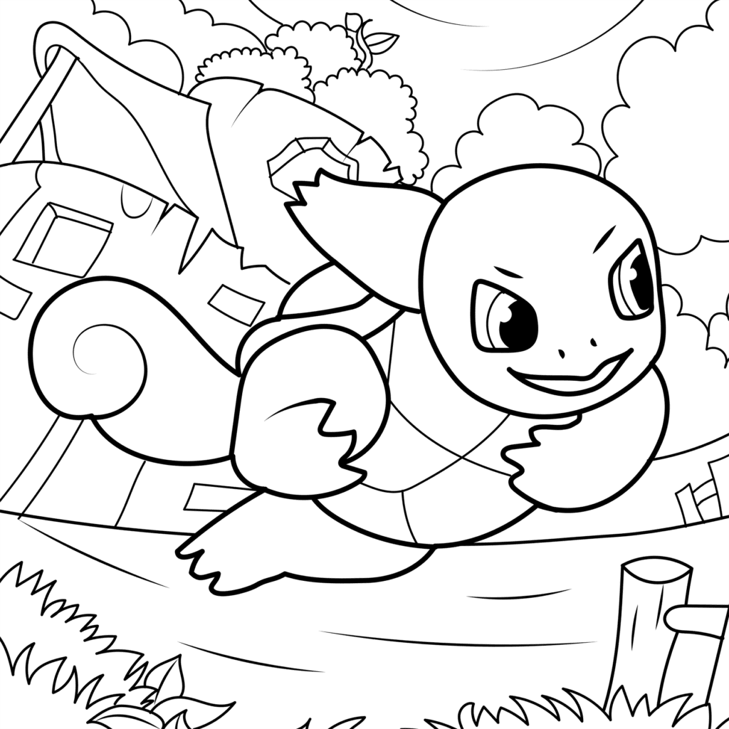 Pok mon coloring pages unleash your artistic adventure clipart clip art