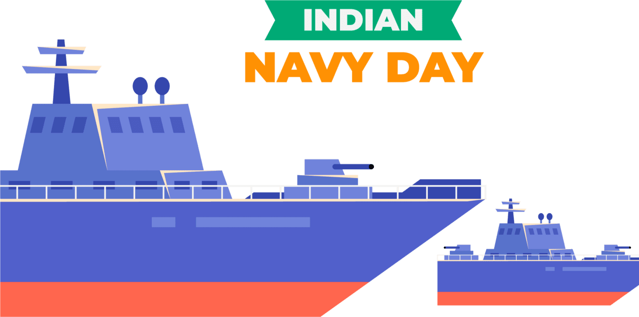 Cartoon cute naval ship vector image clipart