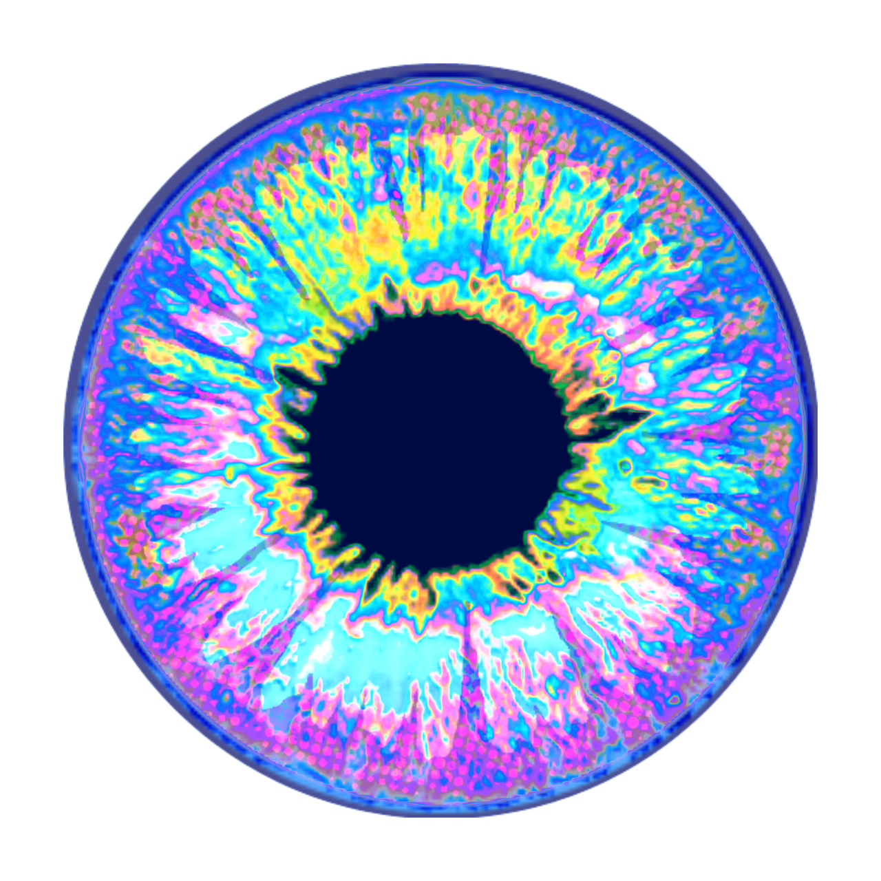 Eyeball eye holographic toedit clipart picture