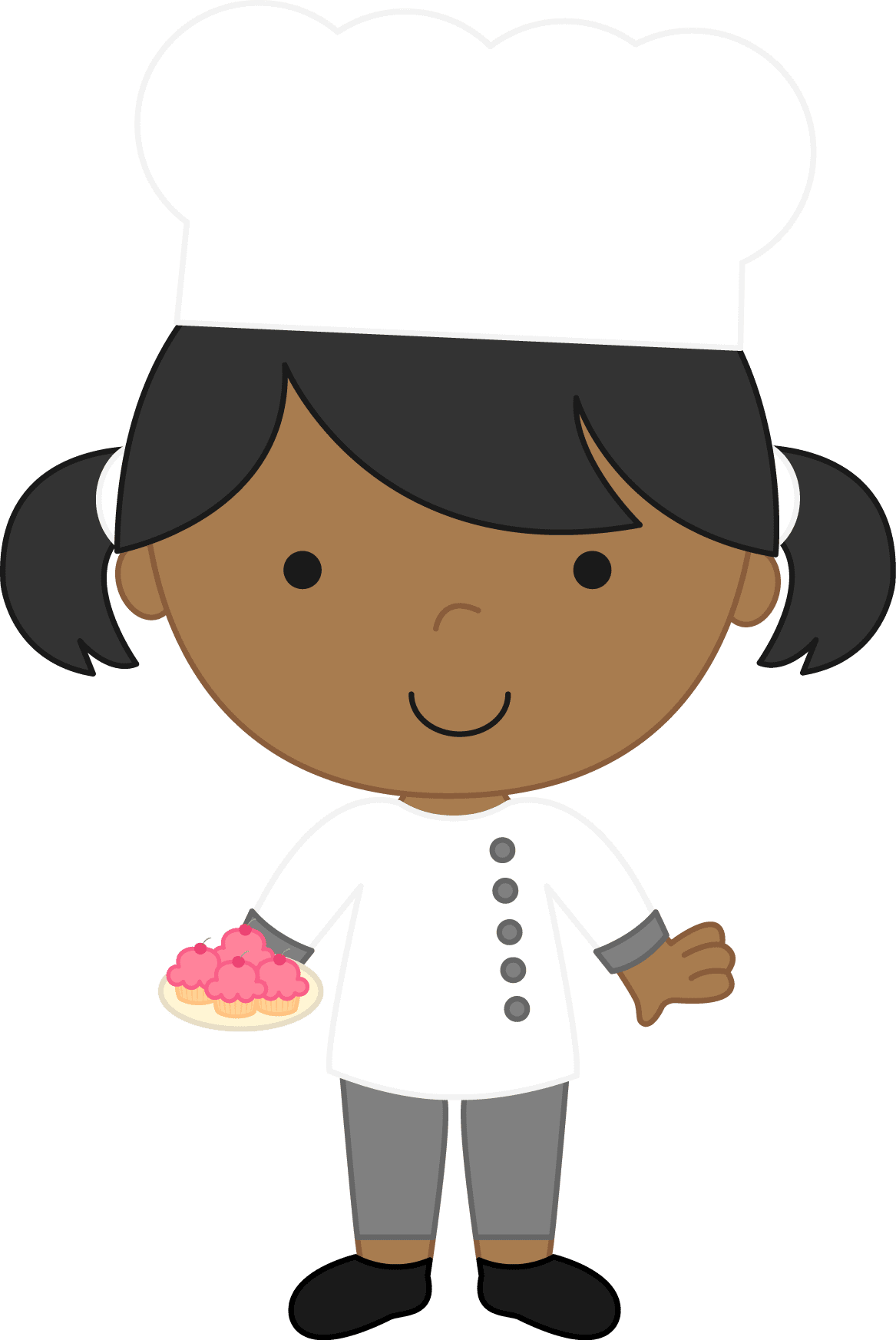 Chef pin page clipart clip art 6