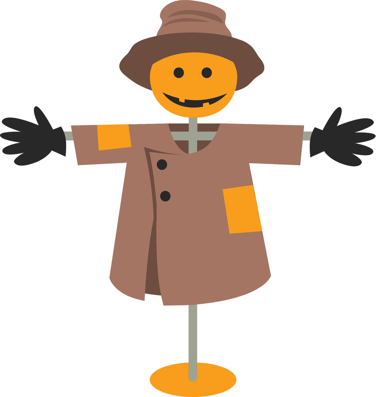 Scarecrow vector clipart images 4