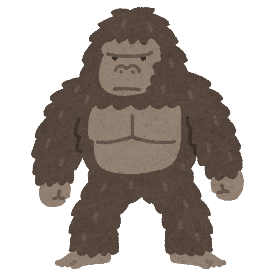 Gorilla pin page clipart background