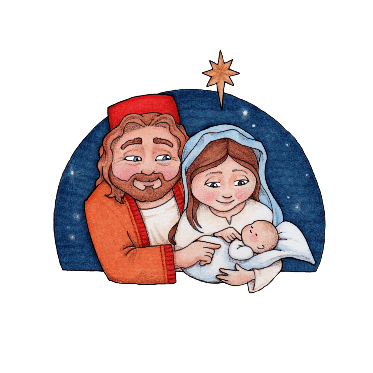 Nativity susan fitch design clipart free