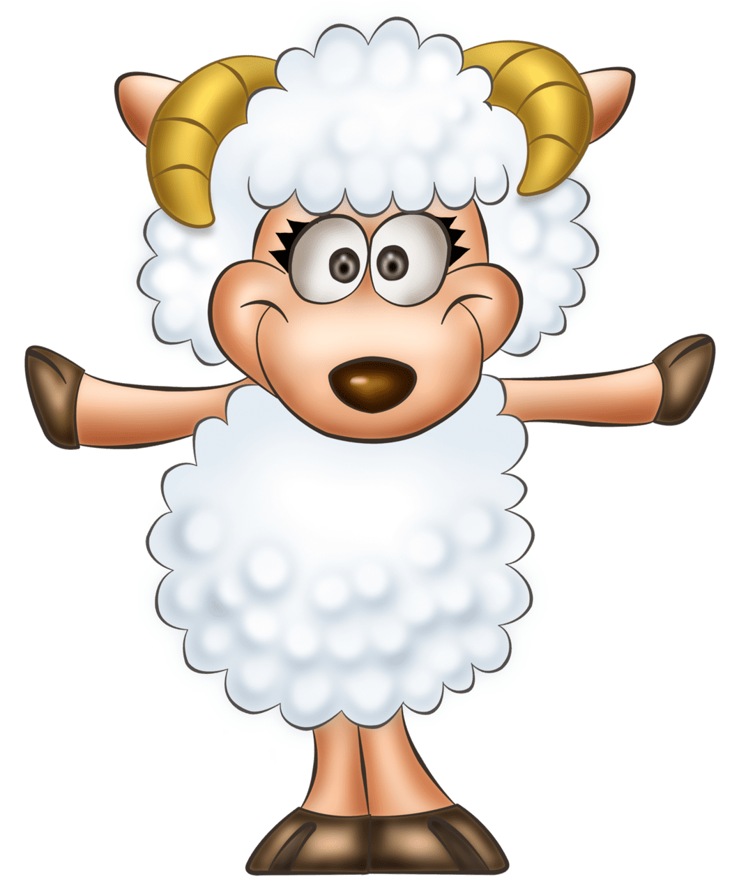 Lamb pin page clipart image 3