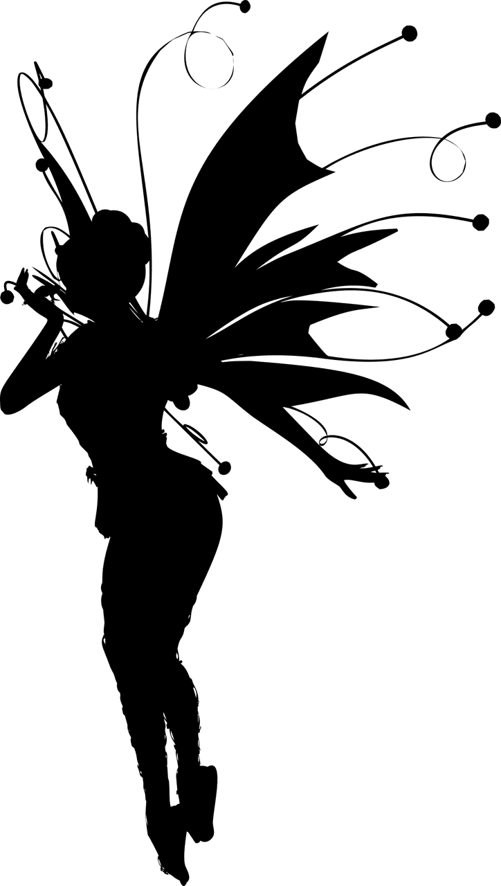 Creature faery fairy vector graphic clipart