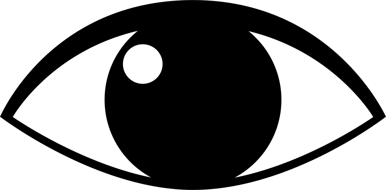 Eyeball eye clipart vector