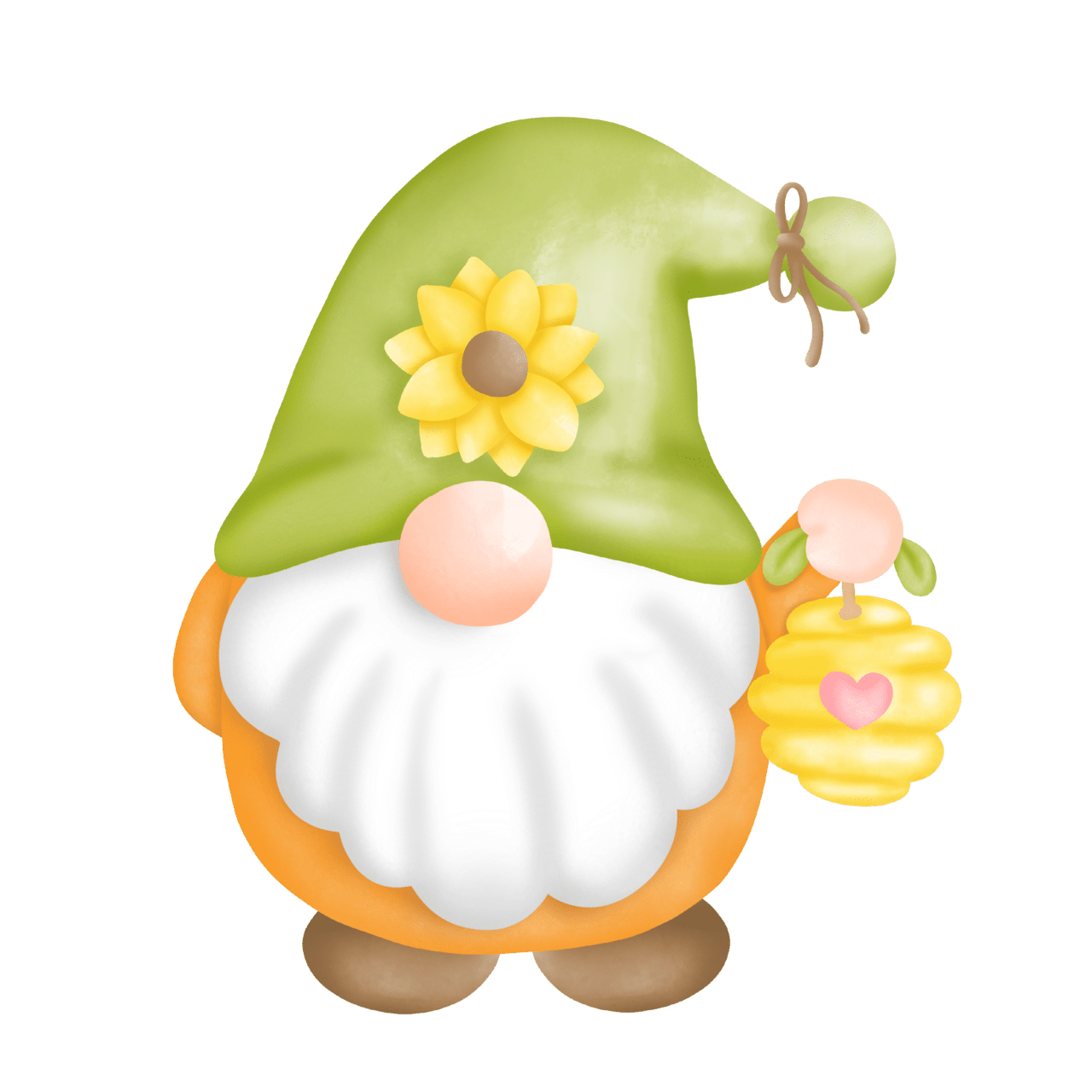 Gnome pin page clipart vector