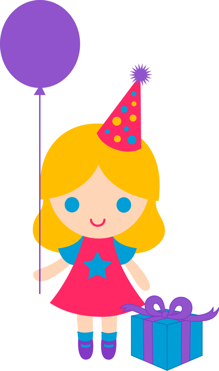 Party hat happy birthday cartoon images clipart