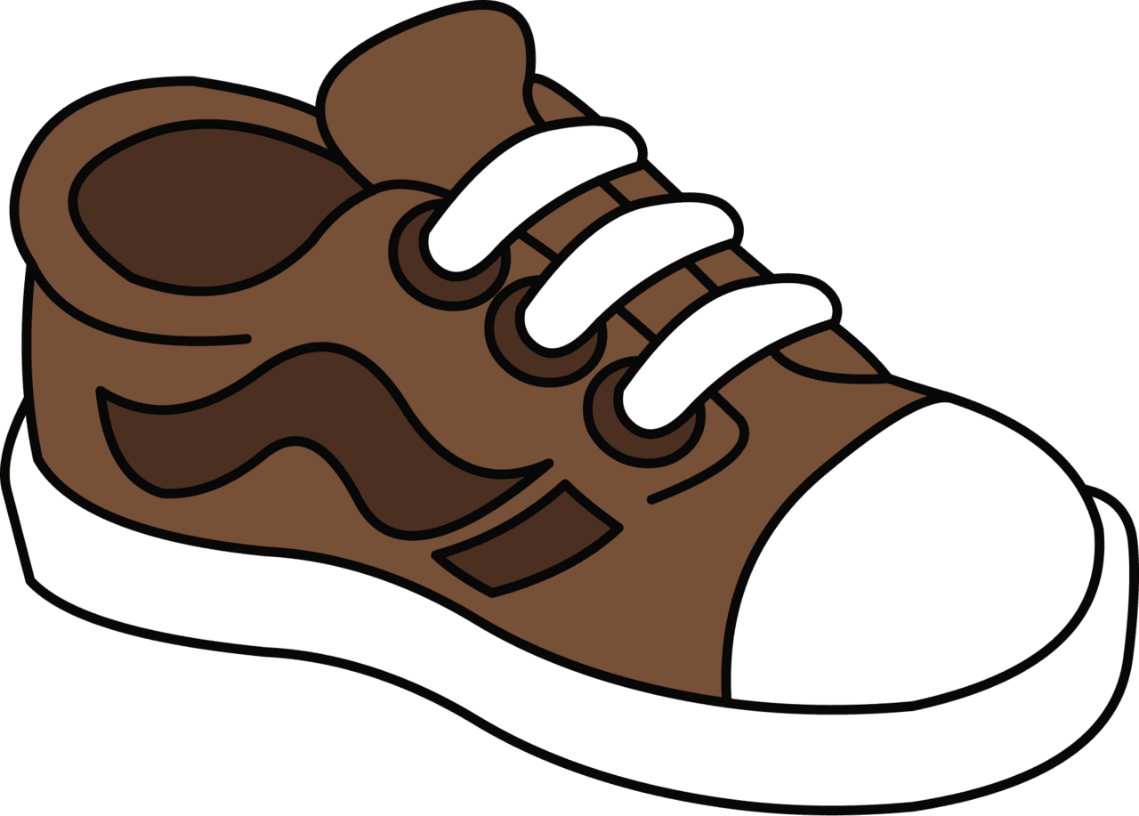 Shoe pin page clipart image