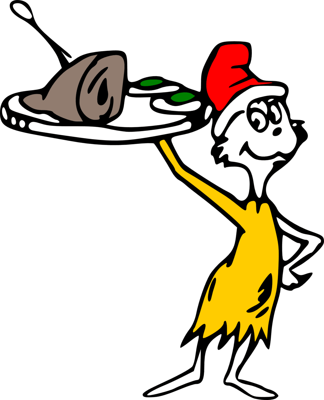 Green eggs and ham sam am the cat in hat lorax fish two red blue dr seuss clipart picture