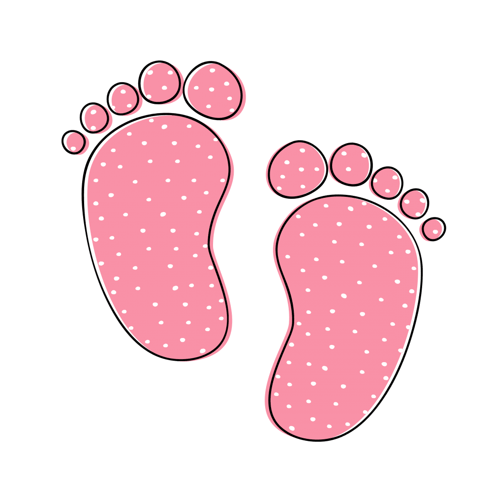 Diaper and absolutely the cutest baby shower clipart vector